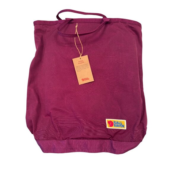 Fjallraven Vardag Totebag Royal Purple NWT $75 Backpack Handles Zip - Picture 3 of 9